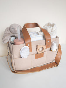 ***SECONDS*** Nappy Caddy Small - Beige